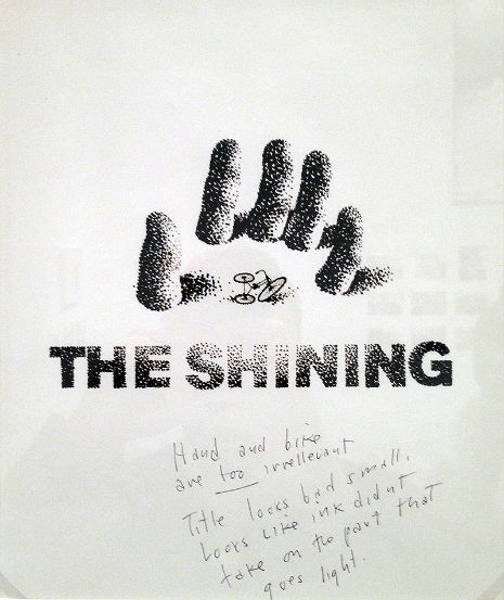 Saul Bass poster design ideas for Stanley Kubrick’s ‘The Shining’
