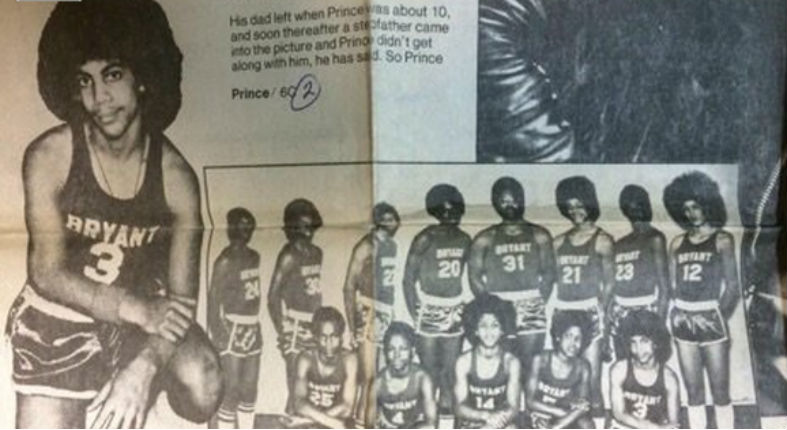 The artist formerly known as ‘Jock!’ Check out Prince’s Junior high basketball picture!