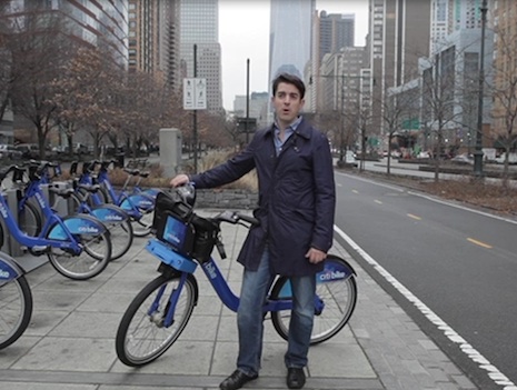 City bike shares are great, except for having to use your stupid legs, says Kickstarter inventor