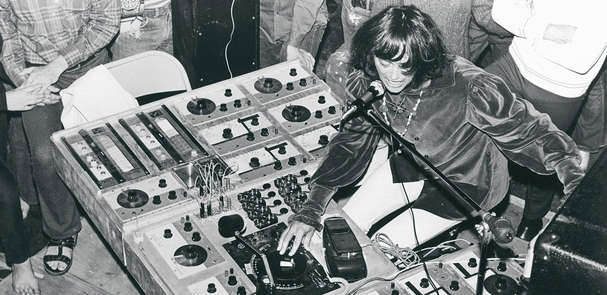 Just a few really cool photos of Silver Apples’ homemade electronics rig, 1968