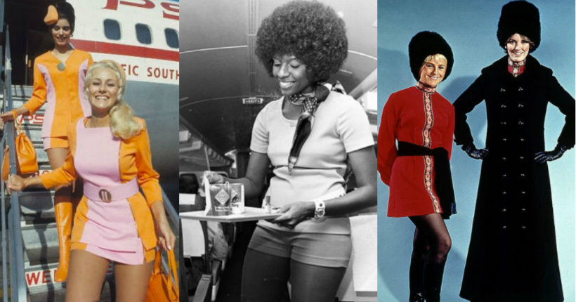 The air hostess with the mostest: Awesome images of vintage stewardess uniforms