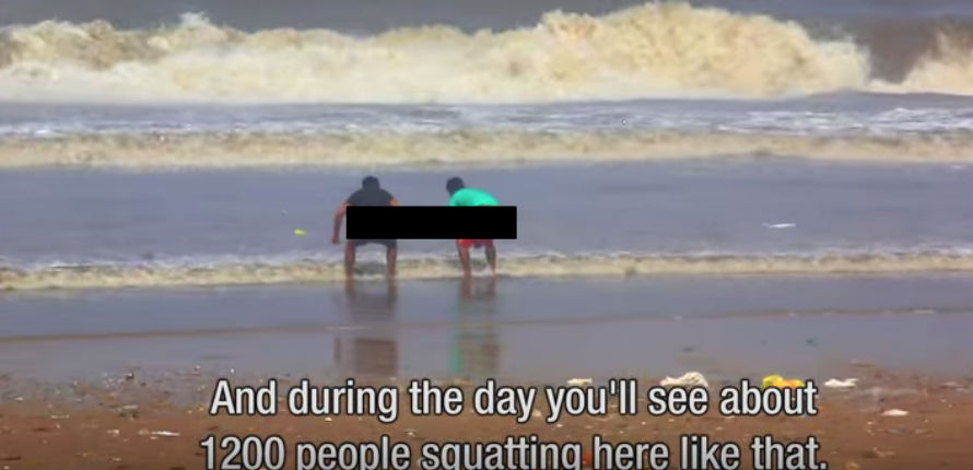 Pooping on the beaches in India (NSFW)