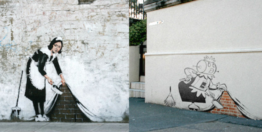 Banksy gets Banksied