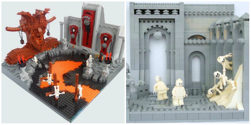 Dante’s nine levels of Hell, LEGO style