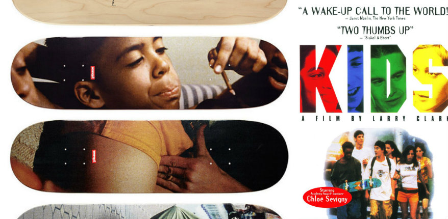 Unsettling t-shirts and skateboard decks celebrating 20th anniversary of ‘Kids’