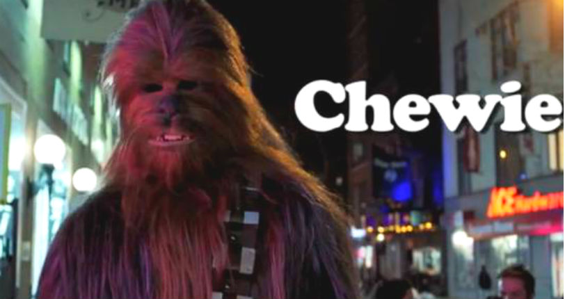 Chewie, Chewie, Chewie: Chewbacca as Louis C.K. in opening sequence of ‘Louie’