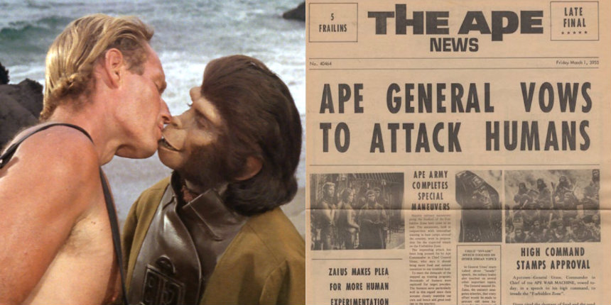 ‘The Ape’: Fake newspaper promotes ‘Planet of the Apes,’ 1968