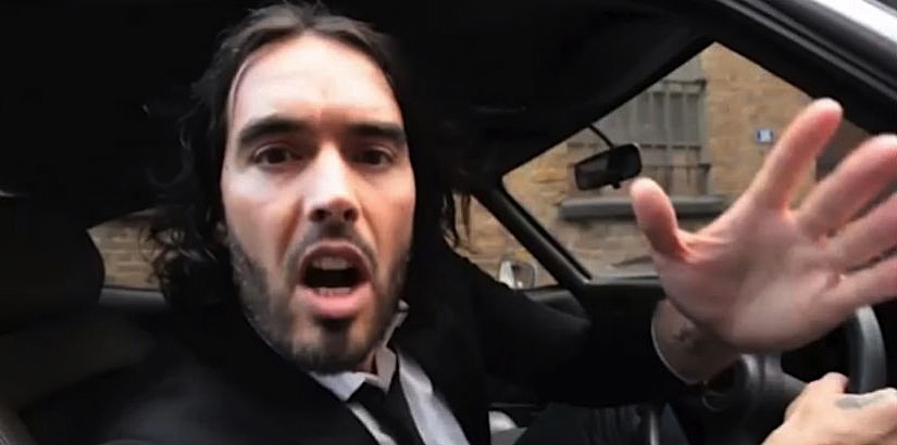 Russell Brand hits back at critics by singing his own version of ‘Parklife’