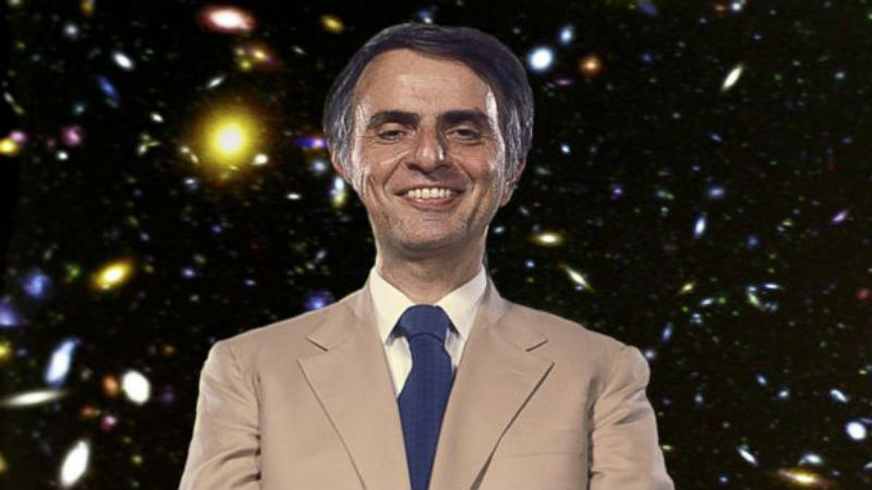 A recording of Carl Sagan saying the word ‘billions’ once, but stretched for an entire hour