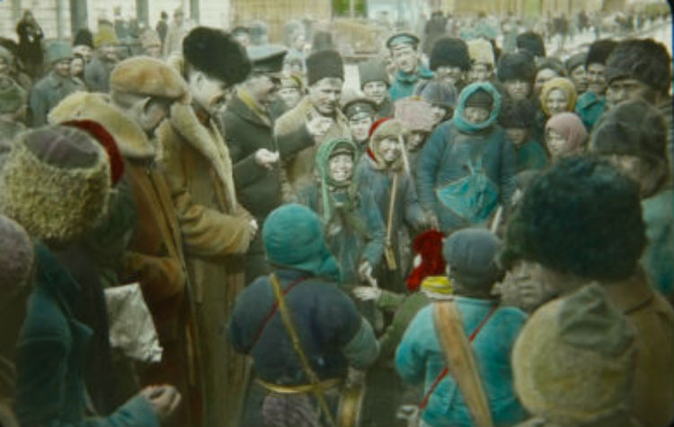 The Russian Revolution in color