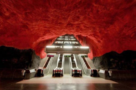 Take a trip on the Stockholm subway’s wild underground fantasia