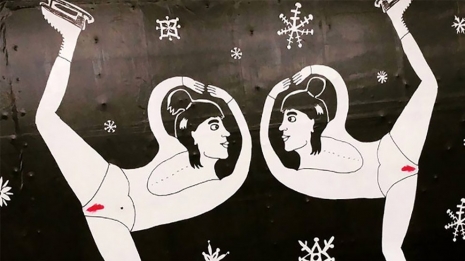 Some Stockholm commuters are irritated by menstruation-themed subway art