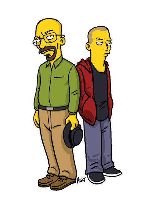 If ‘Breaking Bad’ characters were on ‘The Simpsons’