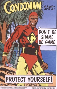 Meet Condoman: Comic book superhero advocates safe sex to Australia’s Aboriginal youth
