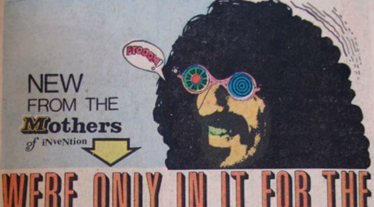 Frank Zappa Marvel Comics ad from 1968